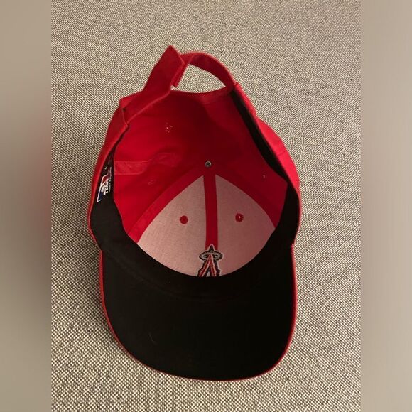 Anaheim Angels Red Adjustable Youth Baseball Hat OS - Picture 4 of 6